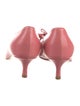 Miu Miu Leather Bow Accents Pumps