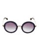 Miu Miu Round Tinted Sunglasses