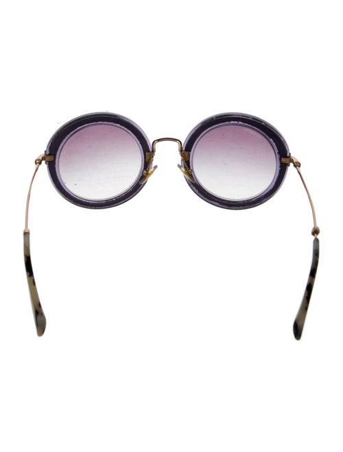 Miu Miu Round Tinted Sunglasses