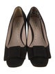 Miu Miu Suede Bow Accents Pumps