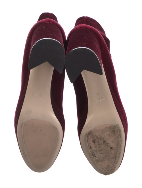 Miu Miu Velvet Sock Boots