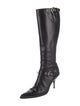 Miu Miu Leather Riding Boots