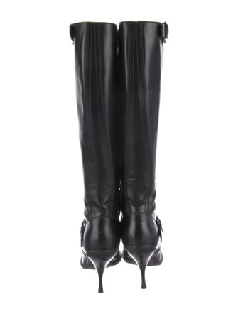 Miu Miu Leather Riding Boots