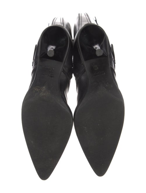 Miu Miu Leather Riding Boots