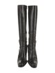 Miu Miu Leather Riding Boots