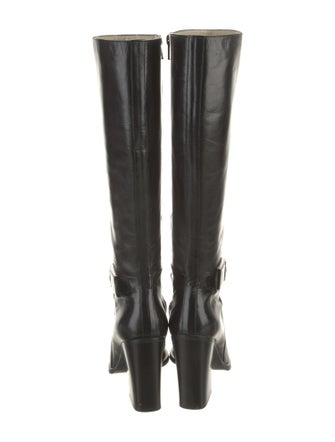 Miu Miu Leather Riding Boots