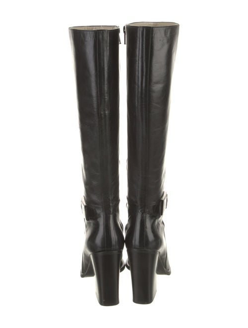 Miu Miu Leather Riding Boots
