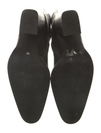 Miu Miu Leather Riding Boots