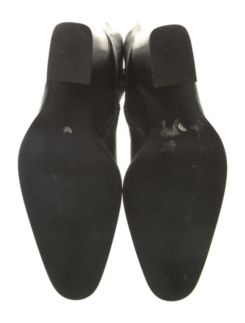 Miu Miu Leather Riding Boots