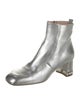 Miu Miu Leather Crystal Embellishments Boots