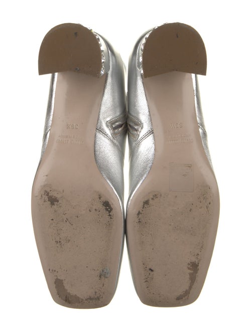 Miu Miu Leather Crystal Embellishments Boots