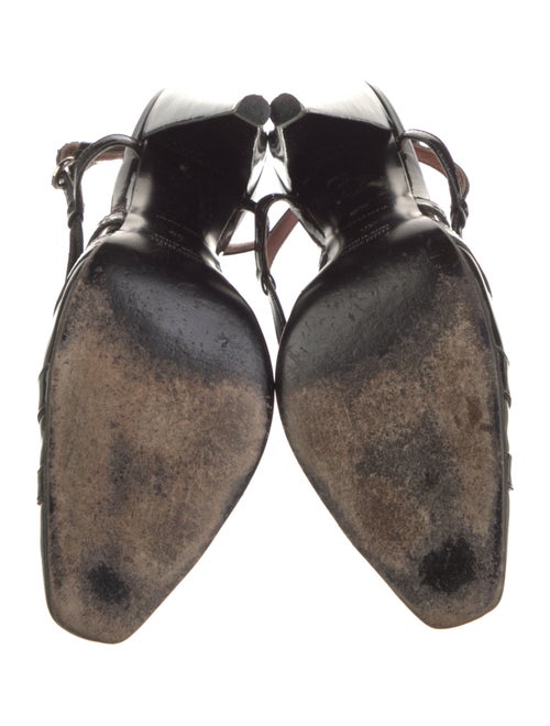 Miu Miu Patent Leather T-Strap Pumps