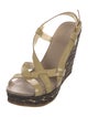 Miu Miu Patent Leather Slingback Sandals