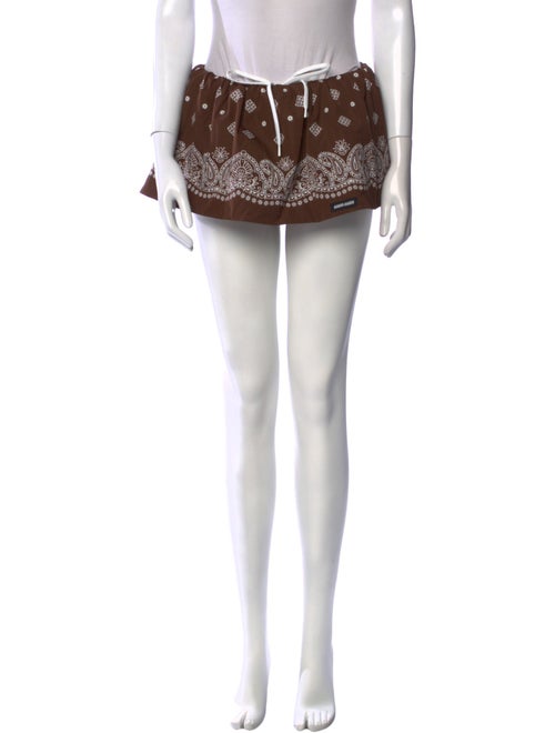 Miu Miu 2024 Mini Skirt