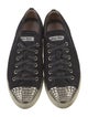 Miu Miu Suede Studded Accents Sneakers