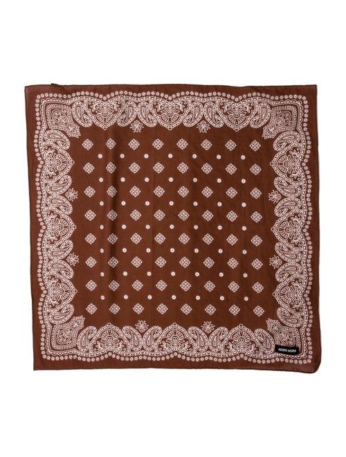 Miu Miu Printed Bandana