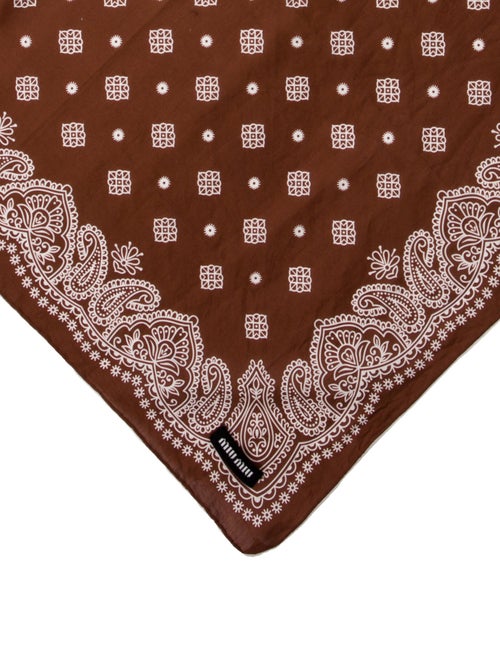Miu Miu Printed Bandana