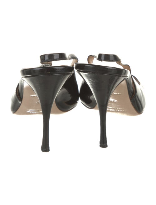 Miu Miu Patent Leather Slingback Pumps