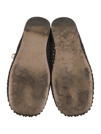 Miu Miu Chain-Link Accents Mary Jane Flats