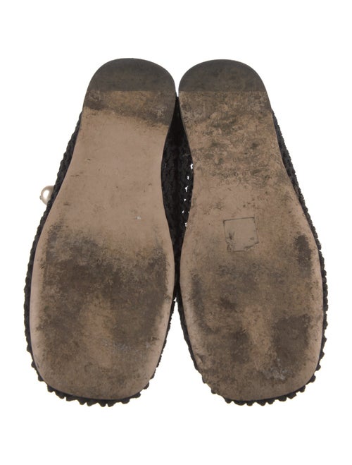 Miu Miu Chain-Link Accents Mary Jane Flats