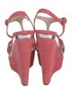 Miu Miu Suede T-Strap Sandals