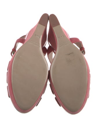 Miu Miu Suede T-Strap Sandals