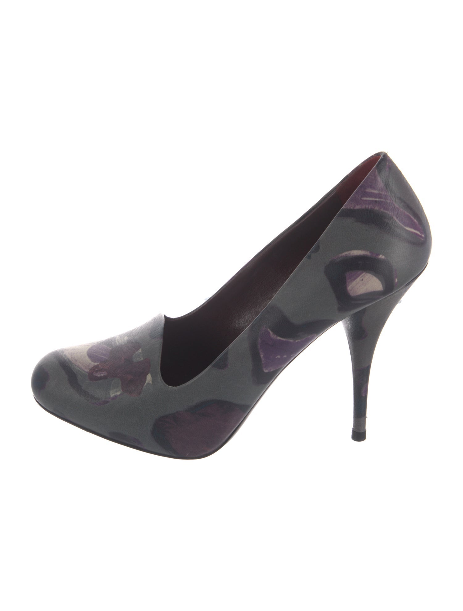 Miu Miu Leather Printed Pumps