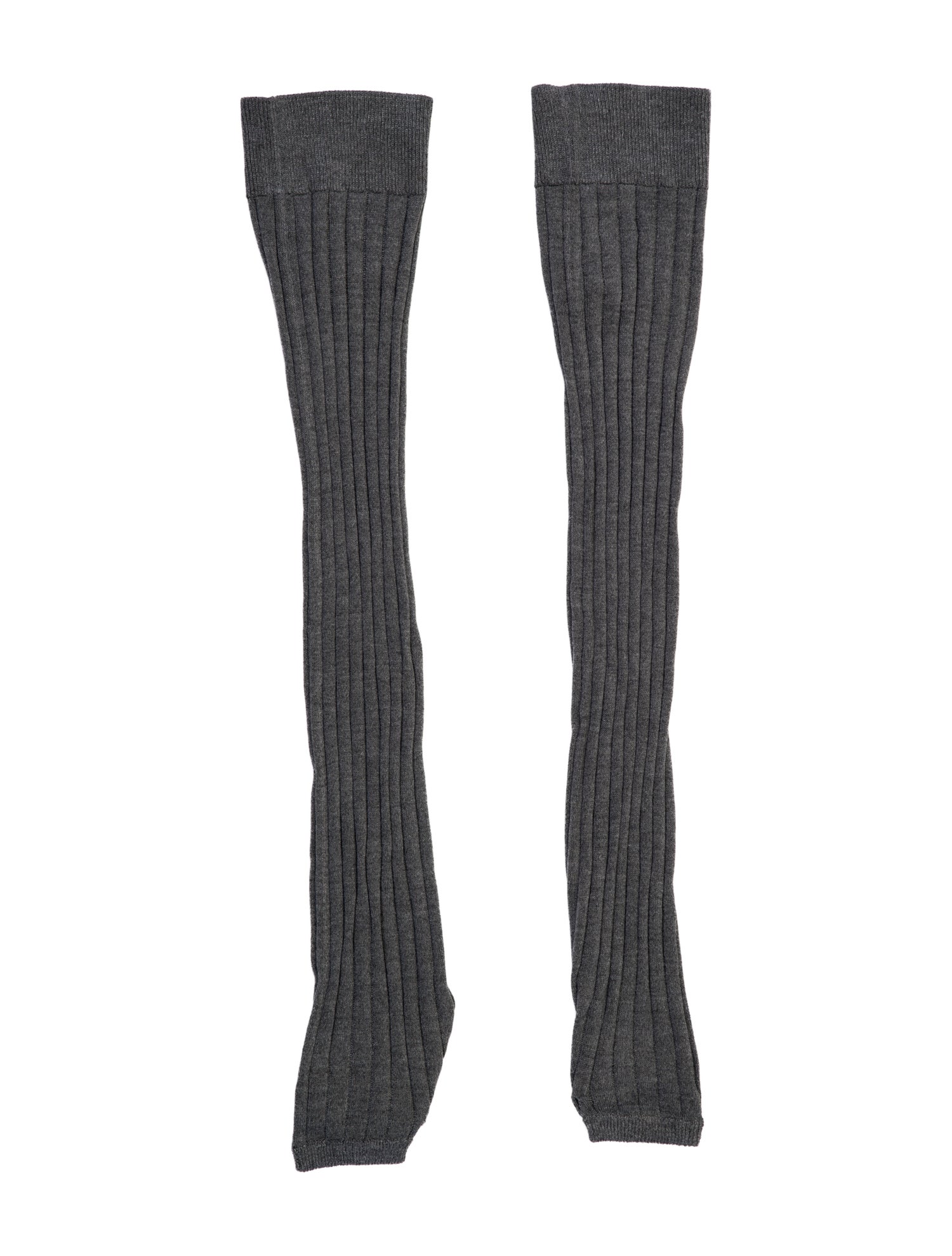 Miu Miu grey pattern print arm gloves