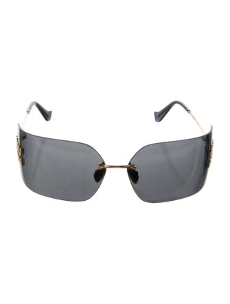 Miu Miu Oversize Tinted Sunglasses