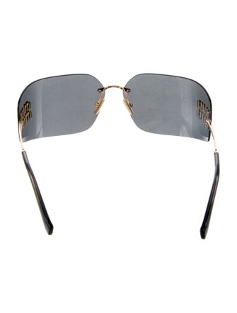 Miu Miu Oversize Tinted Sunglasses