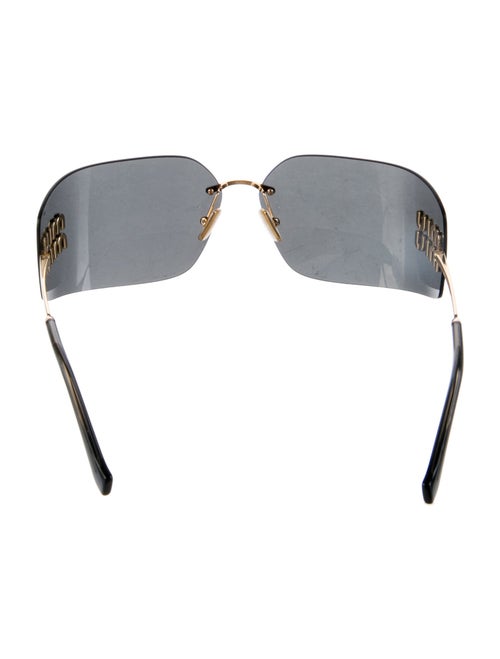 Miu Miu Oversize Tinted Sunglasses