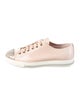 Miu Miu Patent Leather Studded Accents Sneakers