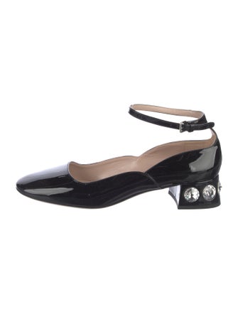 Miu Miu Patent Leather Ballet Flats