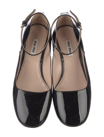 Miu Miu Patent Leather Ballet Flats
