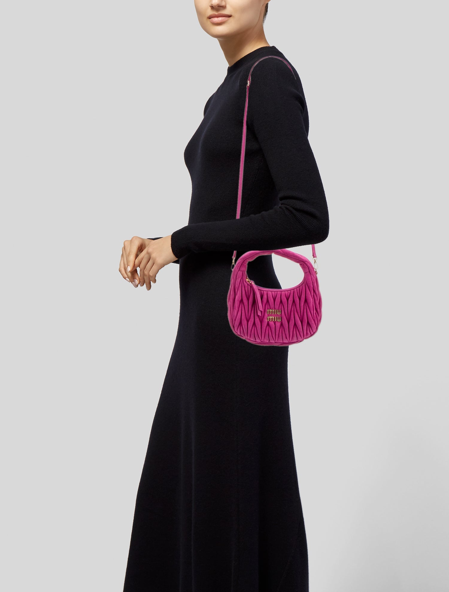 Miu Miu Suede Matelasse Wander 2025