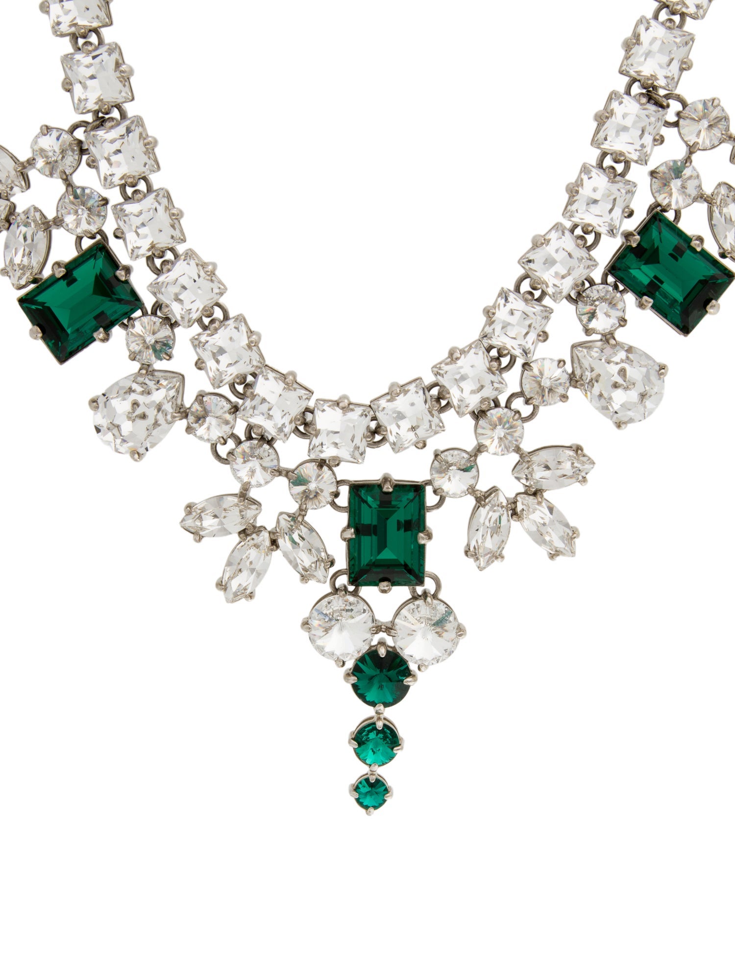 Miu Miu Crystal Collar Necklace