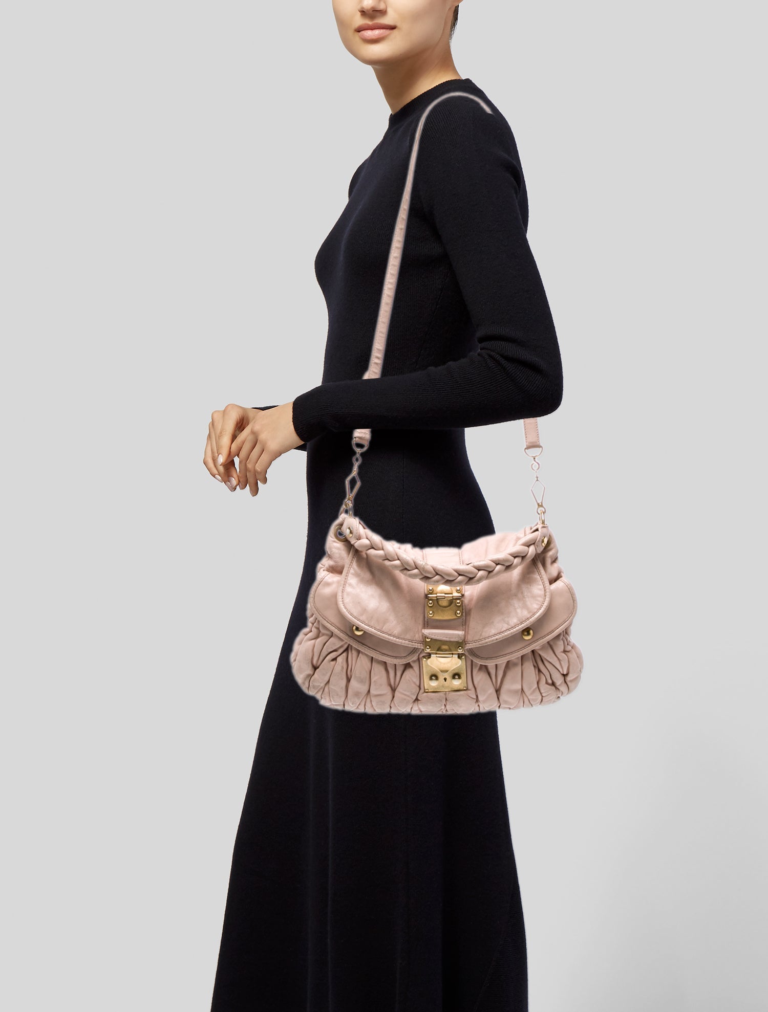 Miu Miu Leather Hobo