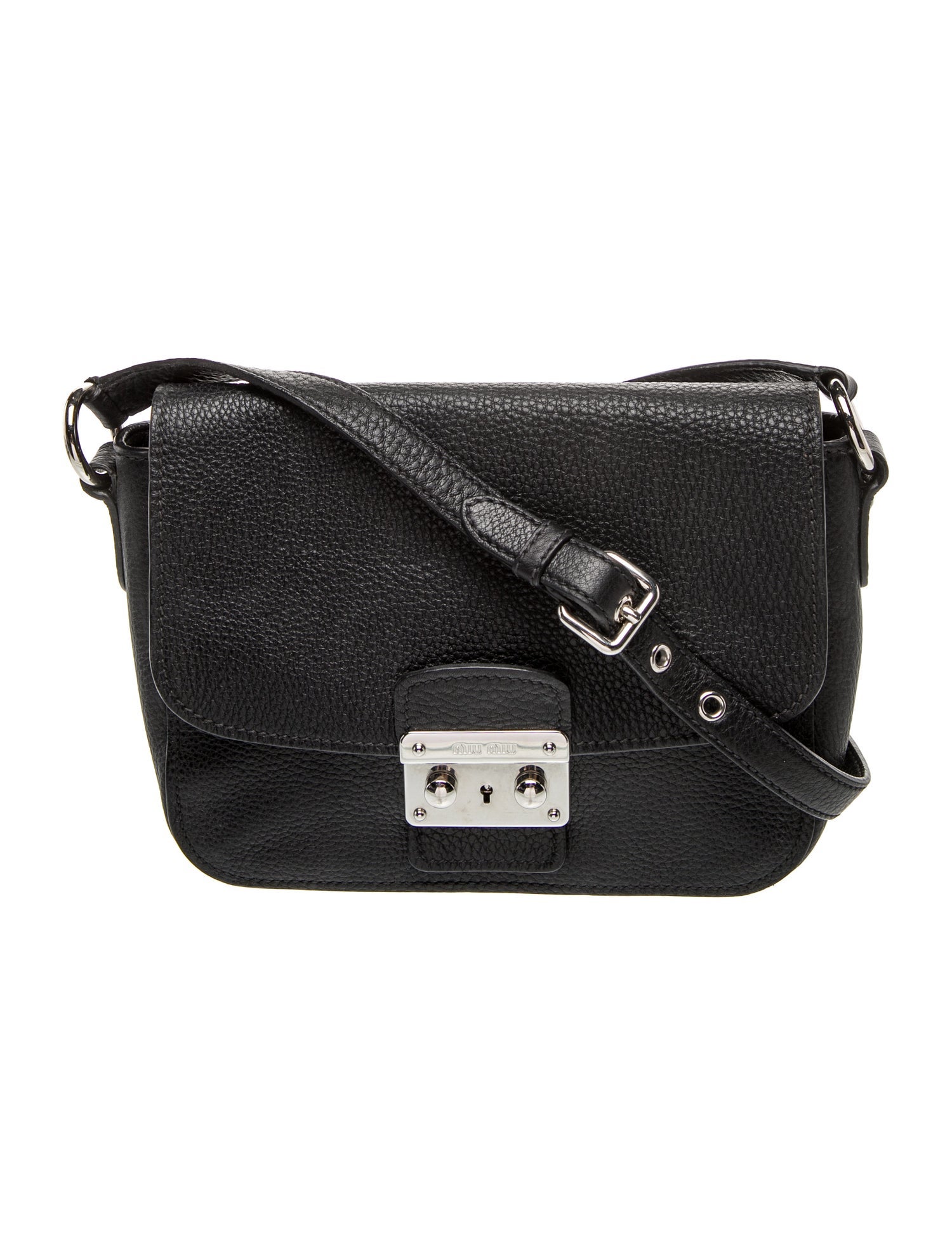 Miu Miu Leather Messenger Bag
