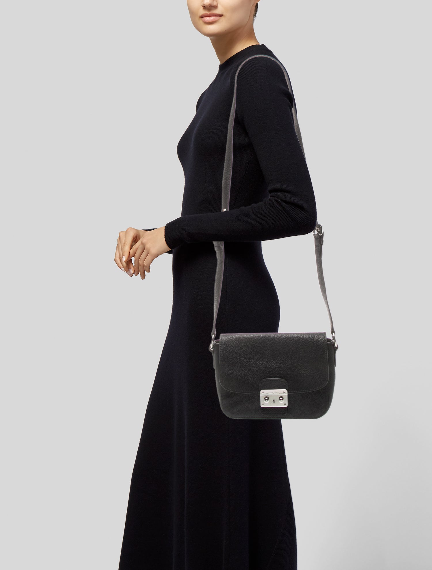 Miu Miu Leather Messenger Bag