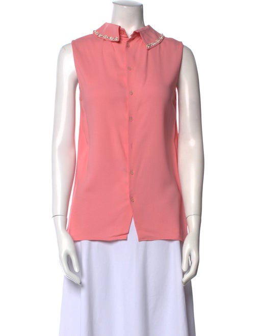 Miu Miu 2012 Sleeveless Button-Up Top