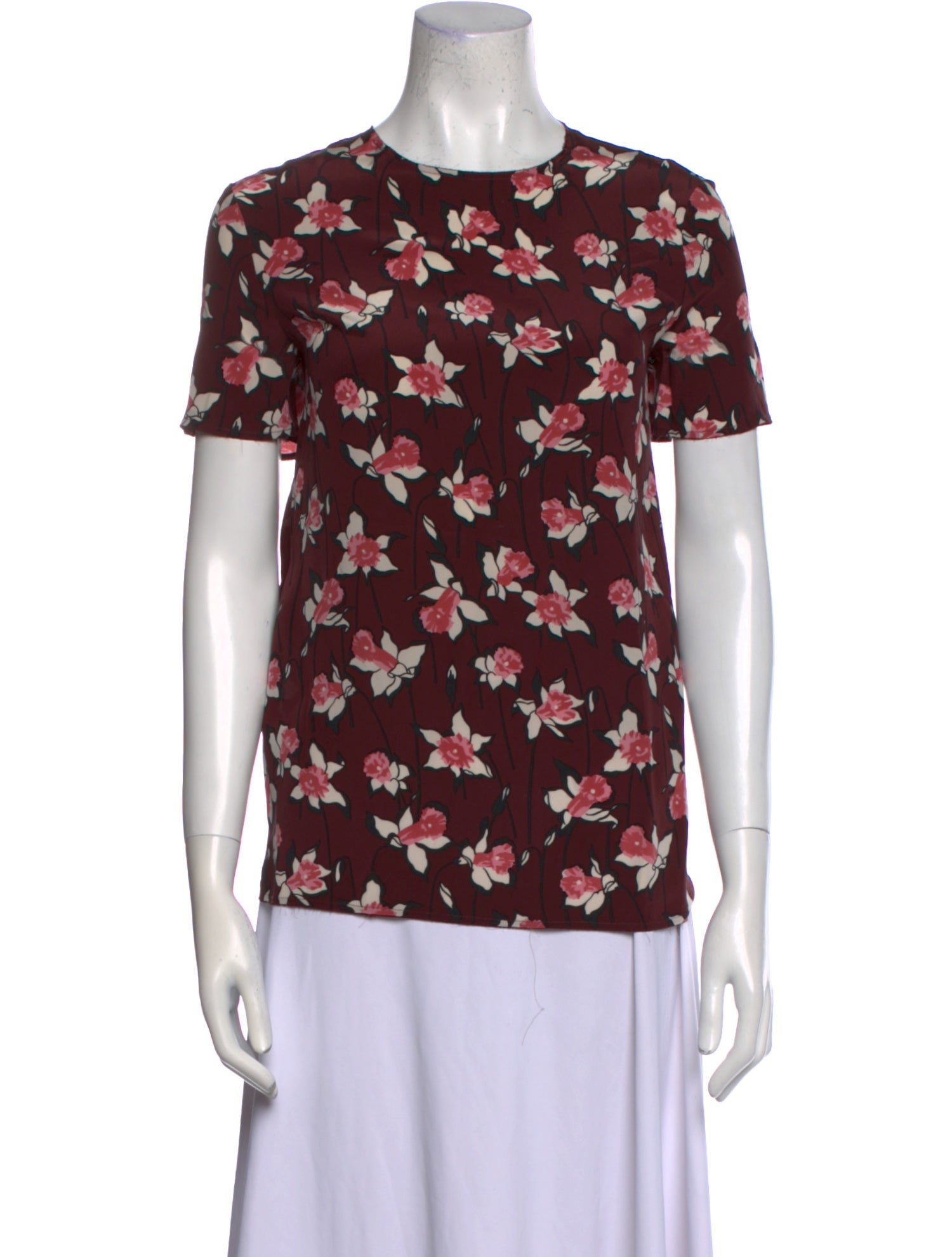 Miu Miu 2014 Silk T-Shirt