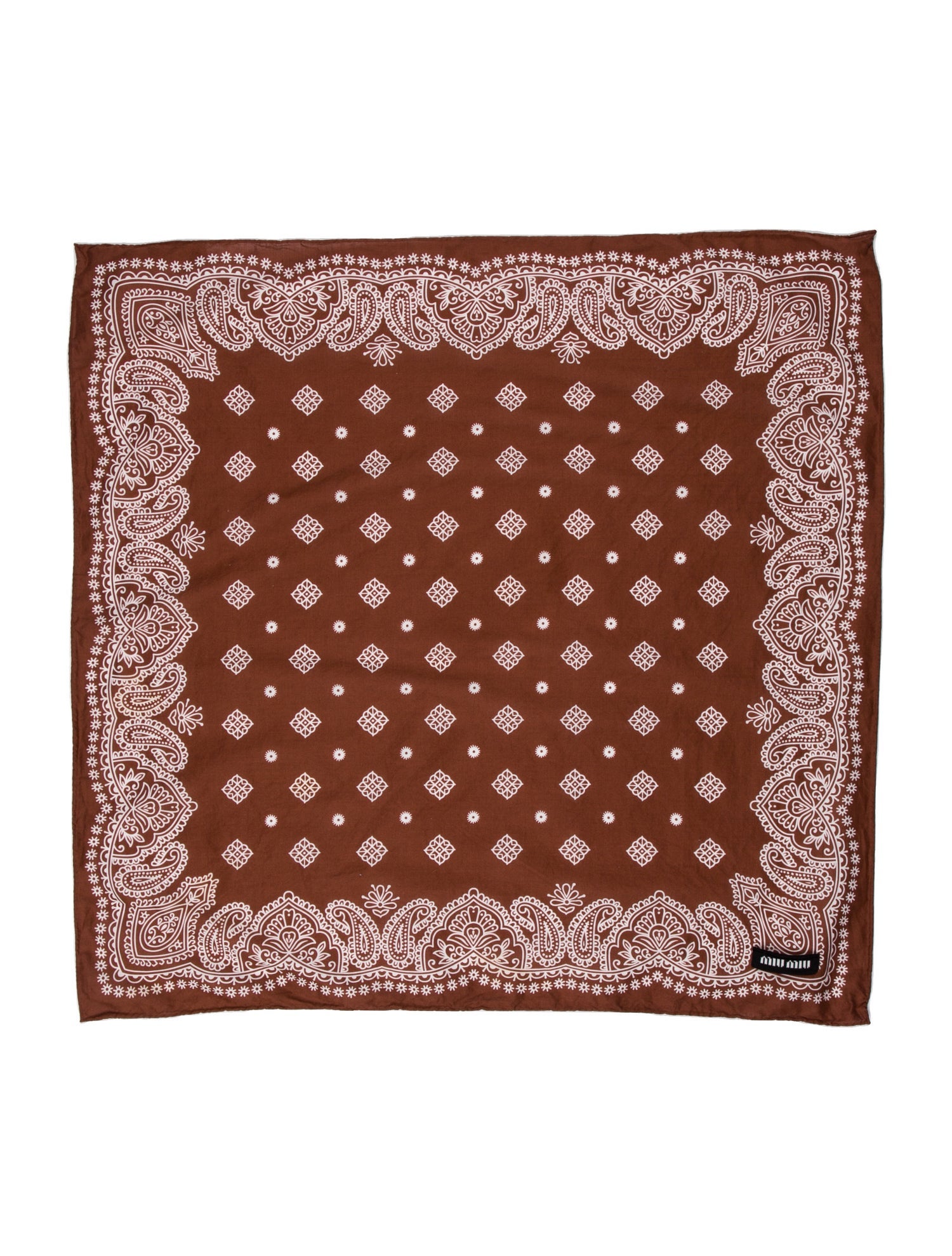 Miu Miu Printed Scarf