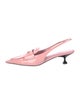 Miu Miu Patent Leather Slingback Pumps