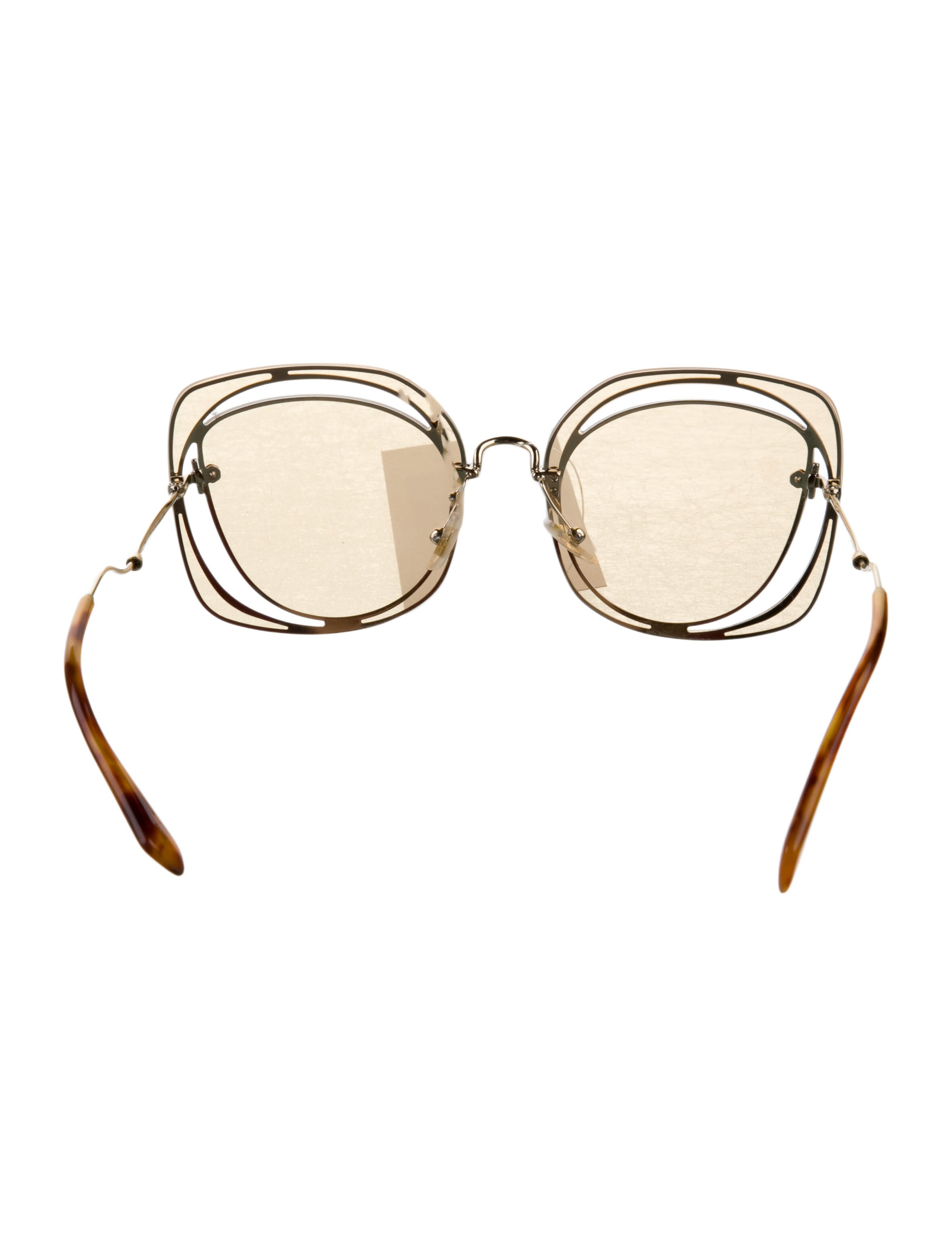 Miu Miu Oversize Tinted Sunglasses
