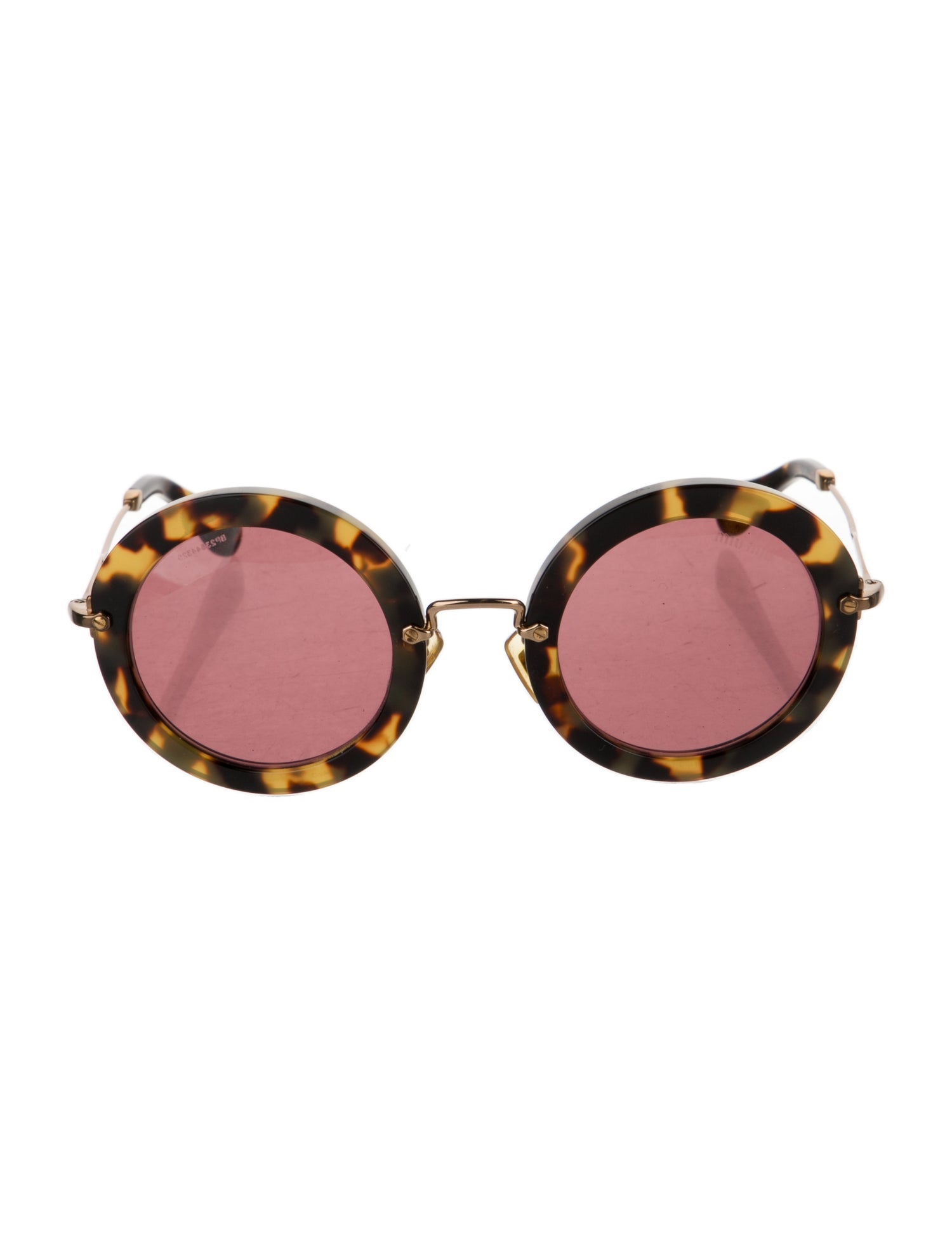 Miu Miu Oversize Mirrored Sunglasses