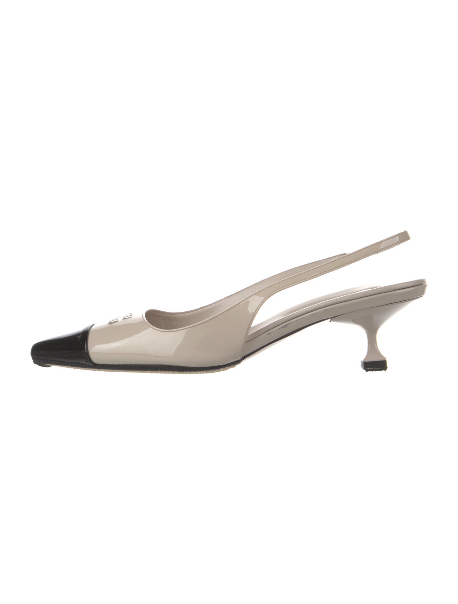 Miu Miu Patent Leather Slingback Pumps