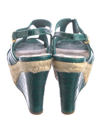 Miu Miu Leather Espadrilles