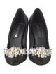 Miu Miu Satin Studded Accents Pumps