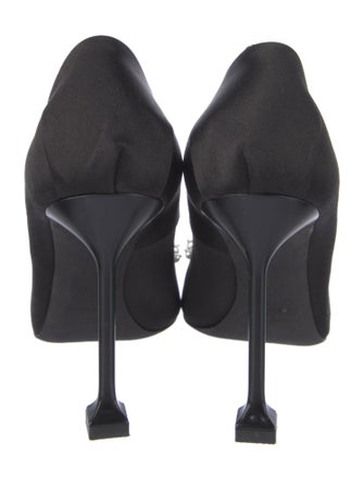 Miu Miu Satin Studded Accents Pumps