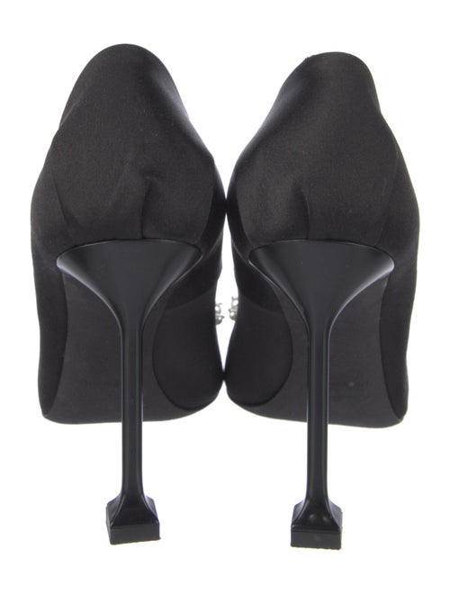 Miu Miu Satin Studded Accents Pumps